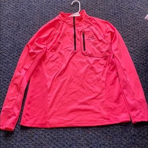 Hot Pink half zip up jacket